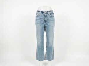 NEW AGOLDE women's isola cropped boot jean in lyric